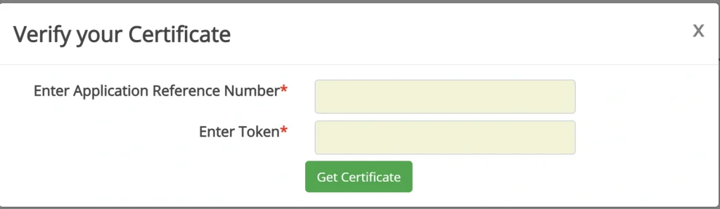 Verify Your Certificate